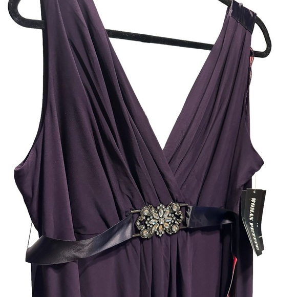 Scarlett Nite purple dress size 22WP - Picture 2 of 10